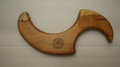 Handmade Hardwood Body Tension Bundle — Small & Large Grounding Blocks with Somatic Tool | Fenton River Woodworks