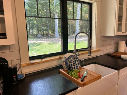 Customizable Over-the-Sink Workstation: Cutting Board & Drying Rack for Farmhouse or Undermount Sinks