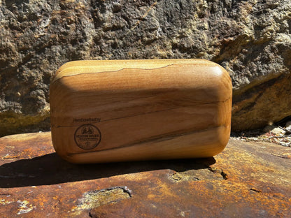 Handmade Hardwood Body Tension Bundle — Small & Large Grounding Blocks with Somatic Tool | Fenton River Woodworks