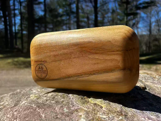 XL Hardwood Grounding Block | Fascia Work & Somatic Healing Tool | Fenton River Woodworks