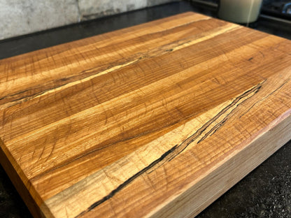 Reversible Hardwood Cutting Board, Rustic Farmhouse Decor, butcher board outdoor Fenton River Woodworks