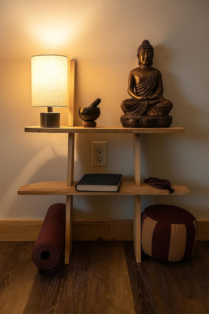 The Tool-Free Corner or Wall Ladder: Solid Pine Tiered Plant Stand