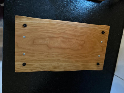 Live Edge Serving Tray with handles – Cherry Maple, Farmhouse Decor | Fenton River Woodworks