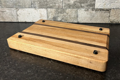 Maple & Mahogany Cutting Board – Handmade Hardwood Kitchen Board- Chopping | Fenton River Woodworks