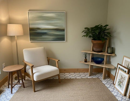 Tiered Hardwood Plant Ladder: Precision-Cut Corner/ Wall Gravity Stand in Solid Maple or Cherry
