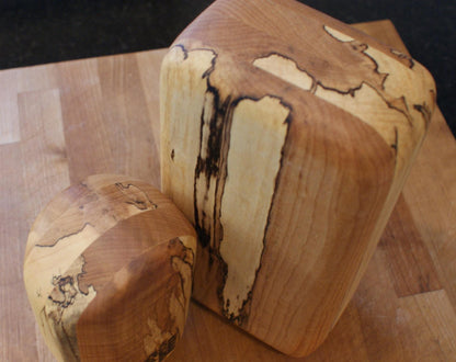 Handmade Hardwood Body Tension Bundle — Small & Large Grounding Blocks with Somatic Tool | Fenton River Woodworks