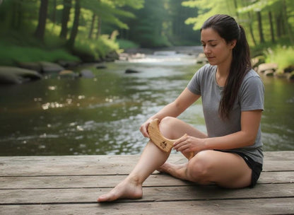 The Precision Body Sculptor: Hardwood Gua Sha & Deep Tissue Somatic Contouring Tool